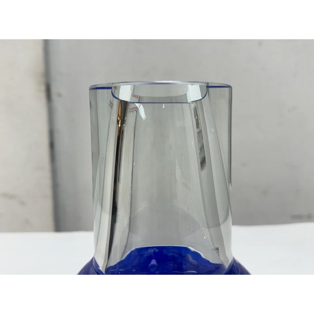 Glass Circa 2005 Alchymie Praha Glass Vase For Sale - Image 7 of 12