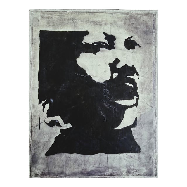 1990s Jimmy Hendrix Ink Painting 11*14 Origianl Art by Carrie Bergey ...