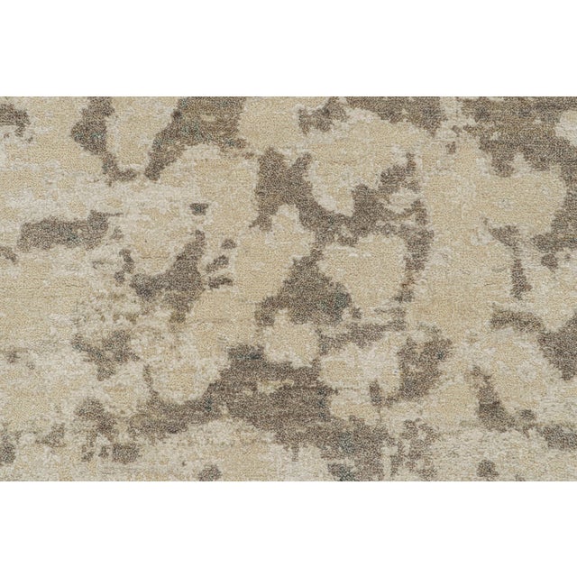 Rug & Kilim’s Modern Abstract Rug in Beige-Brown and Gray Patterns For Sale In New York - Image 6 of 7