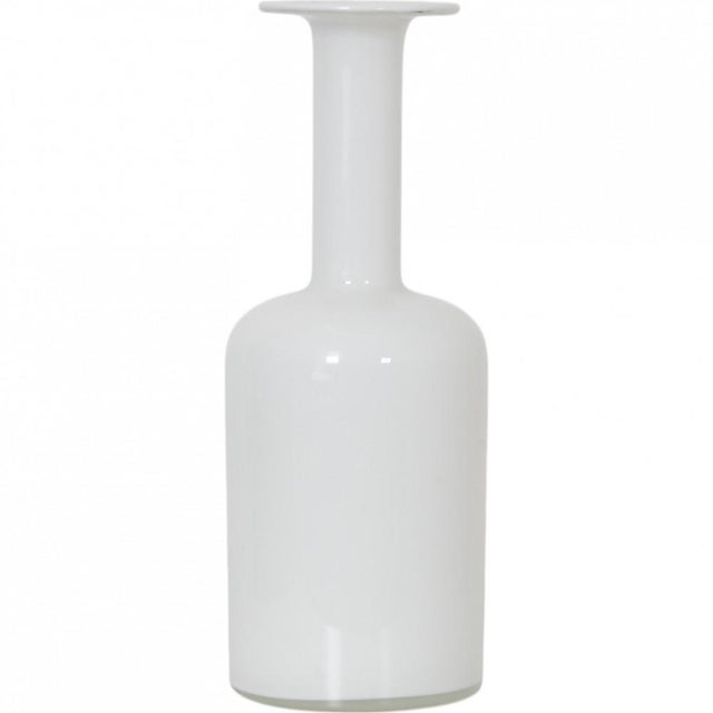 Vintage White Vase from Holmegaard For Sale - Image 5 of 5