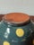Blue Mid-Century French Savoyard "Terre Vernissée" Attributed Polka Dot Redware Cachepot in the Style of St. Jorioz For Sale - Image 8 of 12