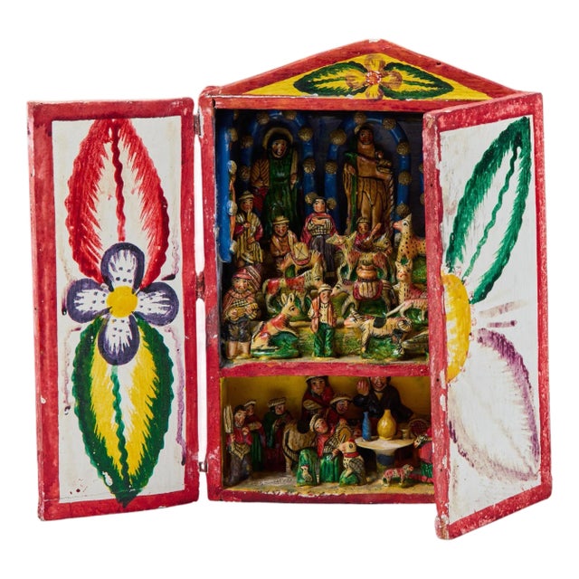 Peruvian Retablo from the Evelyn Ackerman Estate For Sale