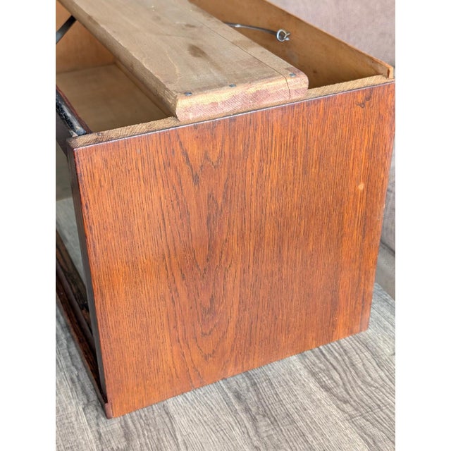 Antique Globe--Wernicke 3 Section Oak Barrister Bookcase E 01240 Circa 1910 For Sale In Chicago - Image 6 of 14
