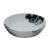 Mera Black & White Resin Serving Bowl For Sale - Image 4 of 4