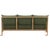 Outdoor Teak & Fern Green Sofa For Sale - Image 10 of 13