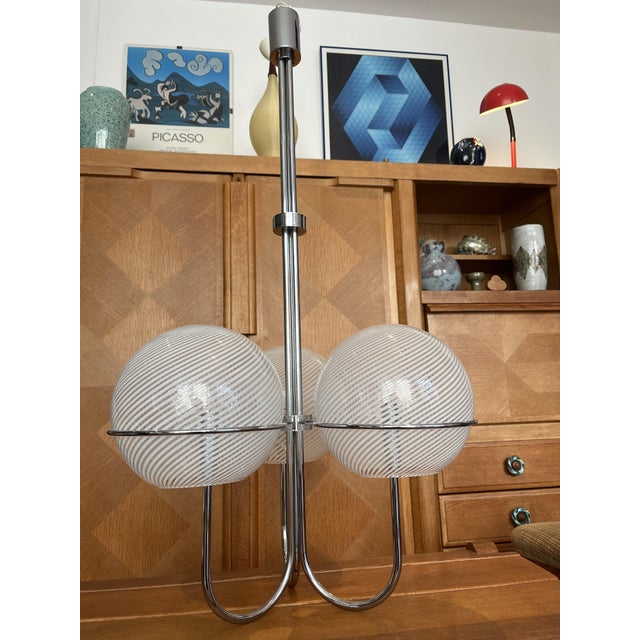 1970s Space Age Chandelier, 1970s For Sale - Image 5 of 11