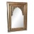 Vintage Andalusian-Inspired Brass Framed Wall Mirror For Sale