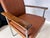 Wood Armchair in Brown Real Leather & Rosewood by Sven Ivar Dysthe for Dokka For Sale - Image 7 of 11