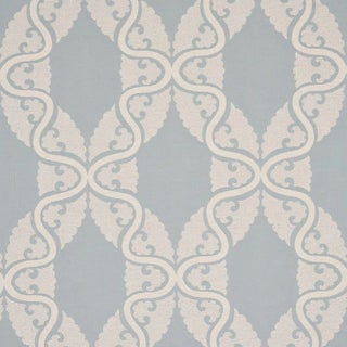 Sample - Schumacher Siljan Fabric in Sky For Sale