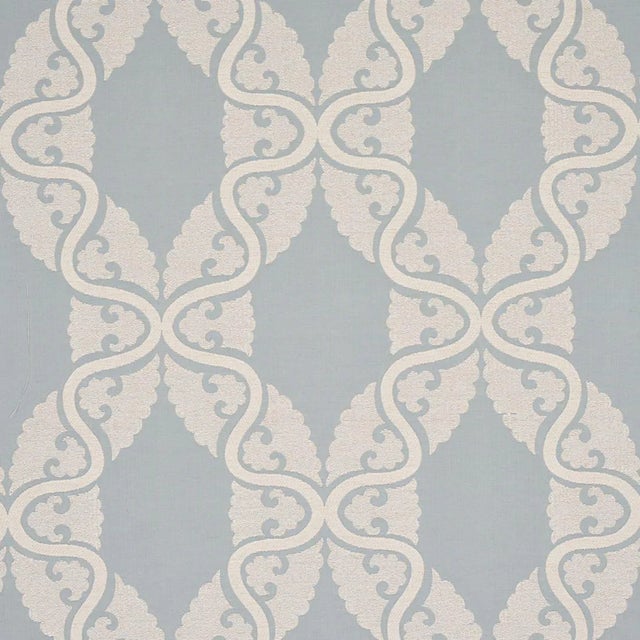 Sample - Schumacher Siljan Fabric in Sky For Sale