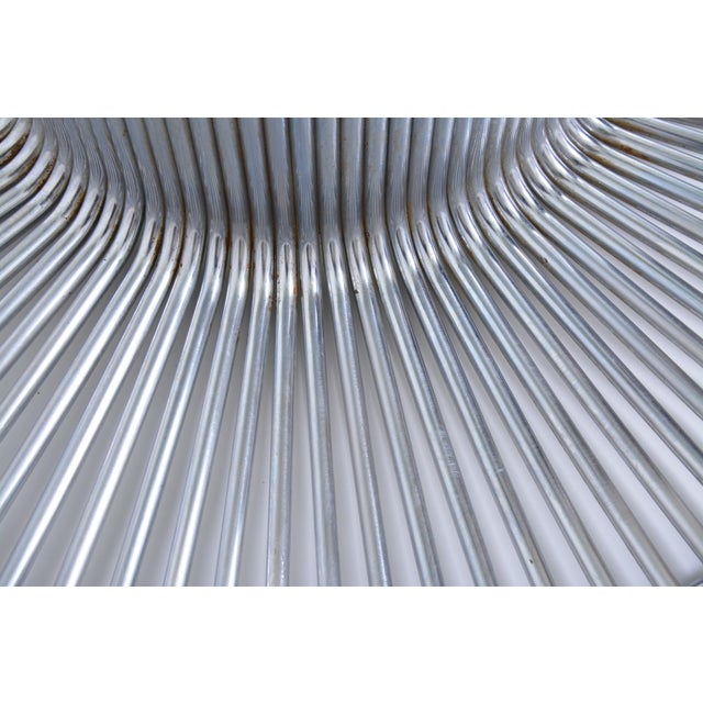 Italian Dining Table in Chromed Metal and Glass by Gastone Rinaldi, 1970s For Sale - Image 6 of 16