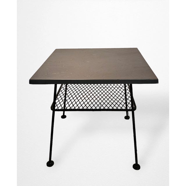 Mid-Century Modern Vintage Woodard Scupltura Side Tables - Set of 2 For Sale - Image 3 of 6