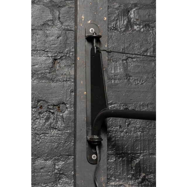 Antique Industrial Swing Arm Lamp For Sale In Chicago - Image 6 of 6