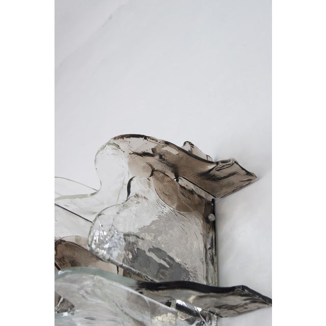 Italian Murano Glass Wall Lamps by Carlo Nason for Mazzega, 1970s, Set of 2 For Sale - Image 10 of 18