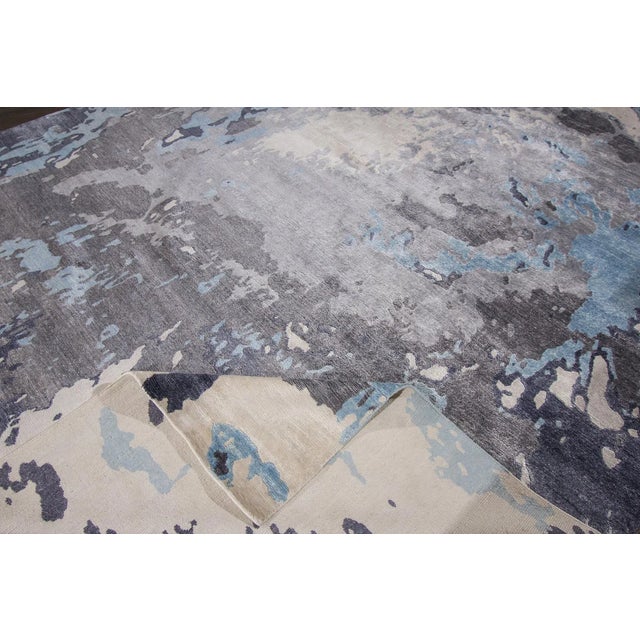 Textile 21st Century Contemporary Modern Wool Rug For Sale - Image 7 of 8