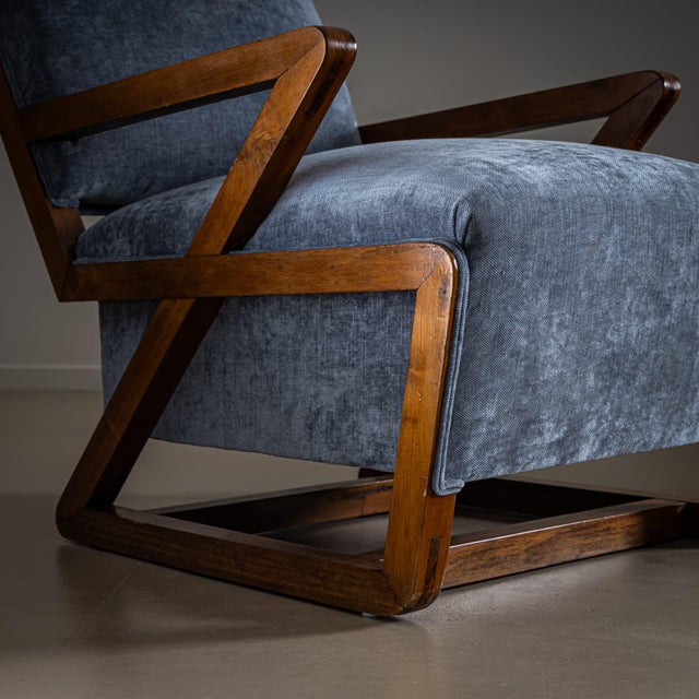 Modern Lounge Chairs, Italian Manufactory, 1940s For Sale - Image 3 of 18