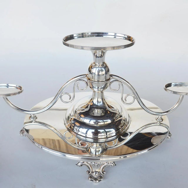 Late 19th Century Silver Center Table Set, Late 19th Century For Sale - Image 5 of 9