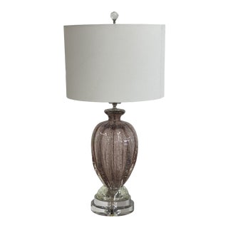 1960s Grape Murano Glass Lamp For Sale