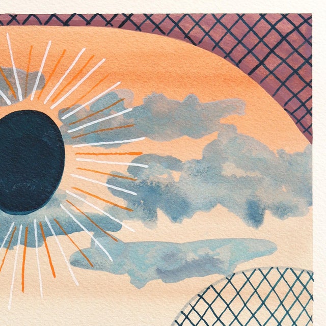 Abstract Untitled (Ppr443) - Colorful Surrealist Abstract Mixed Media Original Artwork by Max Manning For Sale - Image 3 of 8