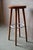 Brown Vintage Bar Stool in Wood and Blue Lacquered Metal, 1960s For Sale - Image 8 of 12
