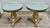 Vtg. Pair Italian Regency Style Carved Wood Pedestal End Tables W/Mirrored Tops For Sale - Image 9 of 15