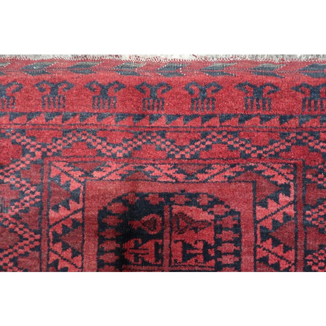 1940s, Handmade Vintage Afghan Ersari Rug 2.2' X 2.9' For Sale - Image 9 of 12