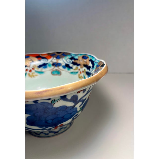 C. 1830-1860 Late Edo Antique Japanese Pottery Bowl, Kyushu Museum Mark #147 For Sale In Los Angeles - Image 6 of 12