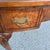 Hekman Queen Anne Revival Burl Walnut Writing Desk With Carved Shell-Accent Cabriole Legs, Late 20th Century For Sale - Image 12 of 12
