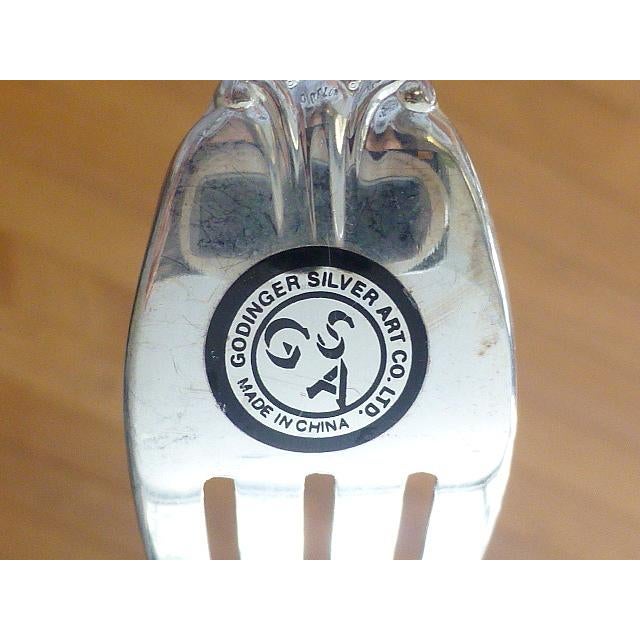 Late 20th Century Late 20th Century Baroque by Godinger Silver Plated Flatware Set for 12+ 70 Piece With Serving Pieces For Sale - Image 5 of 6