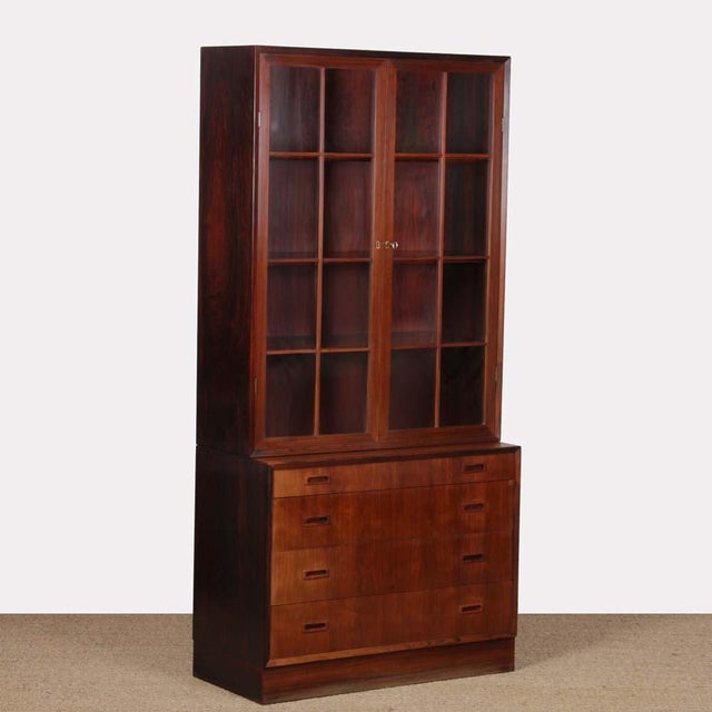Rosewood Display Cabinet from Lyby Mobler, 1960s For Sale - Image 3 of 6
