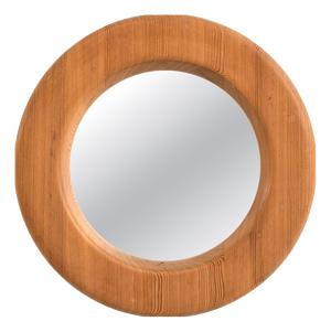 Mirror with Oregon Pine Frame from Erik Höglund, 1950s