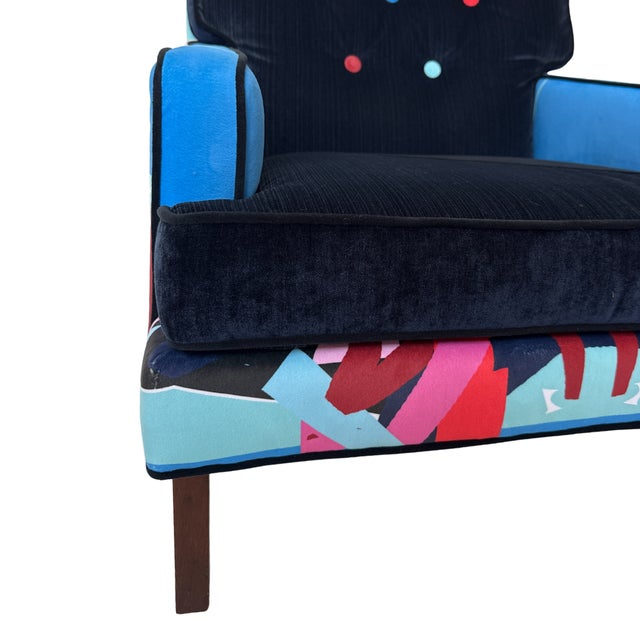 Mid-Century Modern MCM Vintage Armchair For Sale - Image 3 of 8