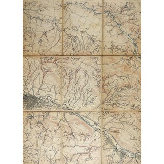 Utica New York 1898 Us Geological Survey Folding Map For Sale
