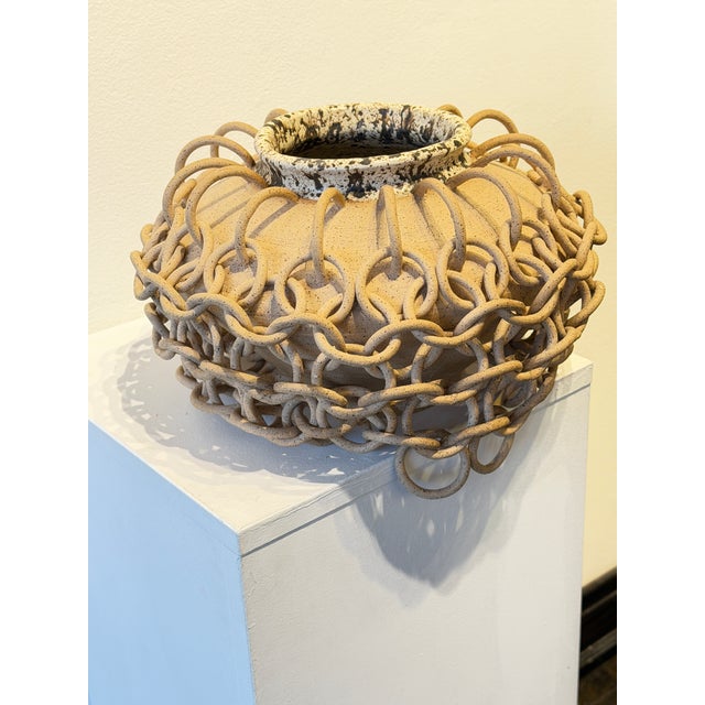 Ceramic Studio Ceramic Rings Vessels For Sale - Image 7 of 8