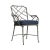 Brown Jordan Calcutta Arm Chair, Mica frame with Fusion Neptune fabric For Sale - Image 12 of 12