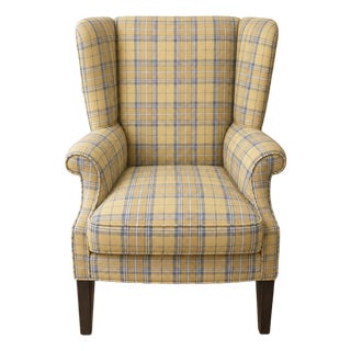 Vintage Heritage Wingback Chair For Sale