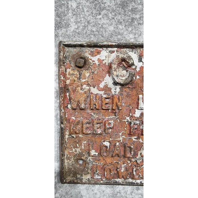 Antique Harber Wall Decoration Sign in Cast Iron, 1890s For Sale - Image 8 of 13
