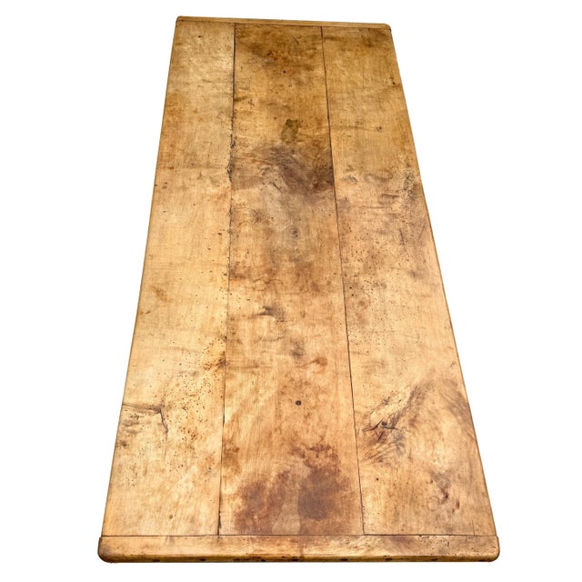 Large Antique French Farmhouse Dining Table, 1820 For Sale - Image 4 of 15