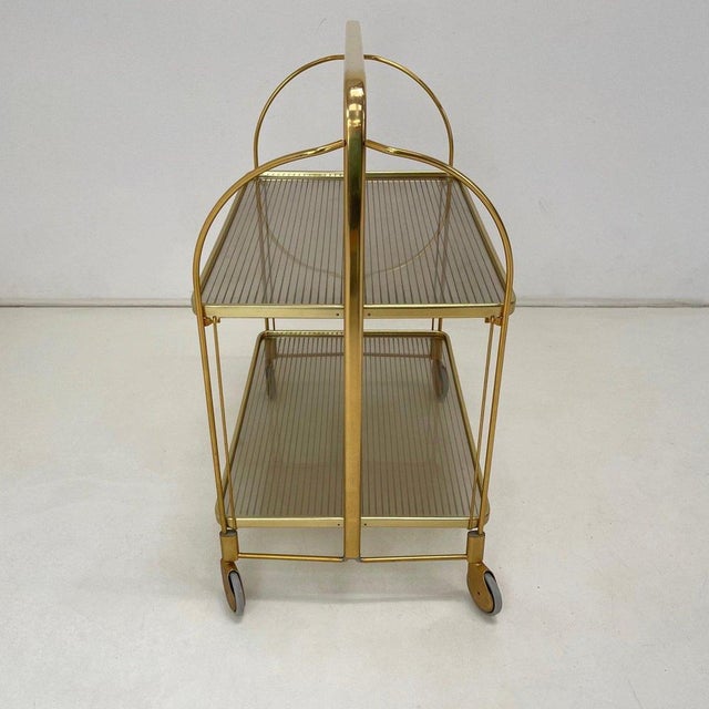 Vintage Folding Serving Cart, 1960s For Sale - Image 6 of 14