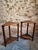 Vintage Oak Nesting Table Set, France, 1960s, Set of 3 For Sale - Image 9 of 18