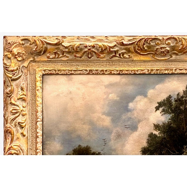 A 19th-Century English Country Scene by Edward Charles Williams (1807–1881) For Sale - Image 4 of 8
