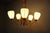 Mid-Century Wooden Chandelier with Glass Shades, Czechoslovakia, 1970s For Sale - Image 12 of 14