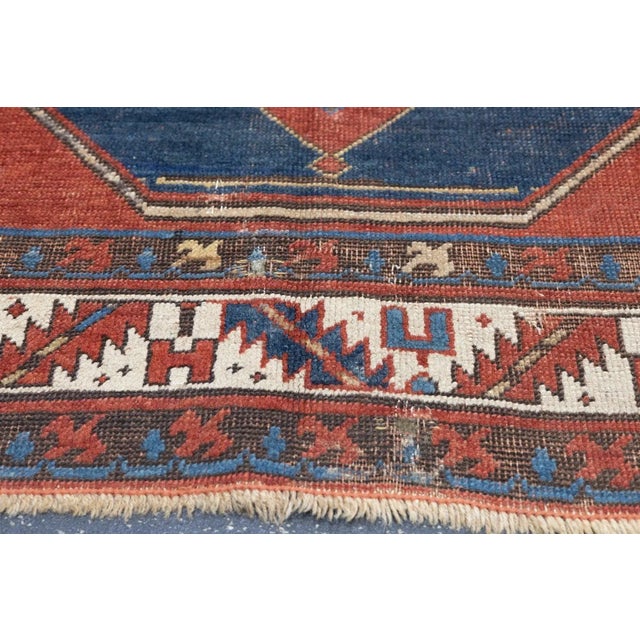 Antique Kazak Rug 5'8'' x 8'6'' For Sale - Image 10 of 12