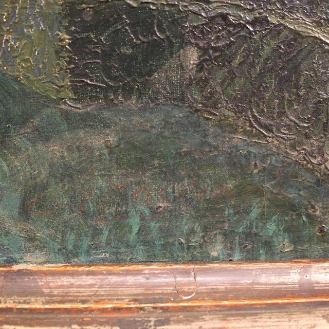 Italian Artist, Landscape, Early 20th Century, Oil on Canvas For Sale - Image 14 of 17