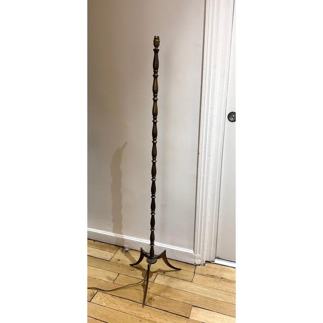 Brass Floor Lamp from Maison Jansen, 1950s For Sale - Image 6 of 10