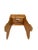 Seat Stool in Wood For Sale - Image 4 of 5