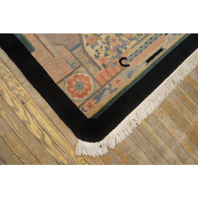 1920s Chinese Art Deco Carpet For Sale - Image 9 of 12