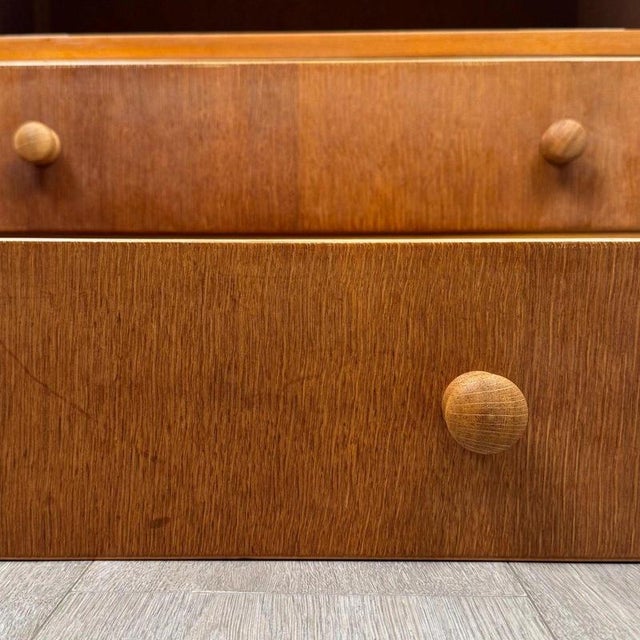 Mid-Century English Oak Bedroom Chest For Sale - Image 11 of 12
