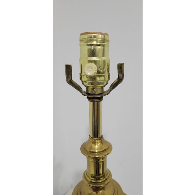 Art Deco 1960s Hollywood Regency Brass Westwood Lamp For Sale - Image 3 of 13