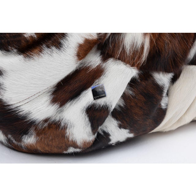 Vintage Ligne Roset Togo Fireside Chair in Natural Cowhide - Michel Ducaroy, 1970s For Sale - Image 12 of 14